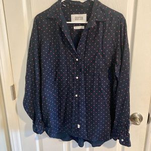 Grayson The Hero Ladybug Button Up Shirt Navy 4